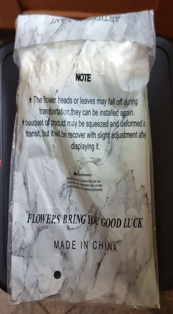 Kisflower Artificial White Tulips - Three Dozen - 3 packs x 12 