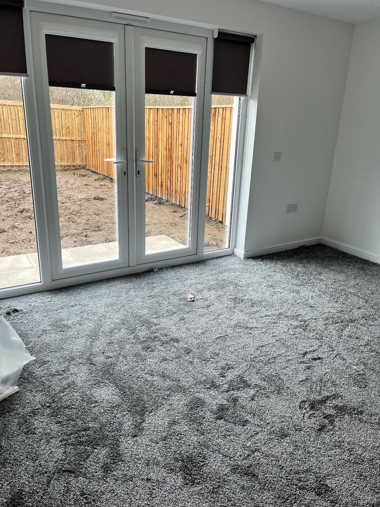 Perfect fit roller blinds for patio doors plus 2 rollers in grey 
