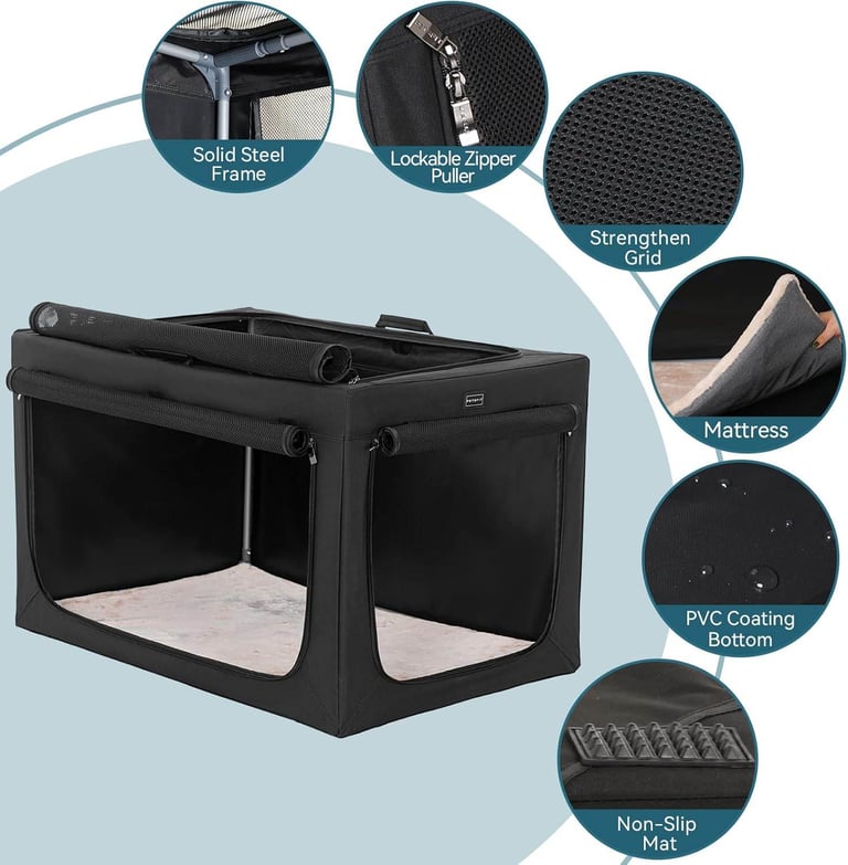 Petsfit Dog Crate for Medium to Large Dogs