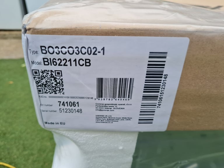 Hisense multifunction single electric oven built-in black 