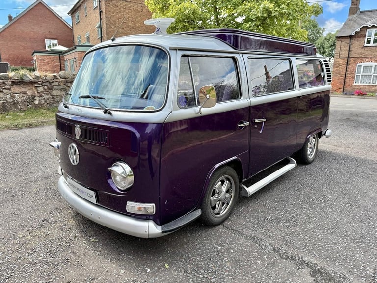 image for Volkswagen Type 2 Bay VW Campervan 4 Seatbelts Rising Roof Heating Toilet