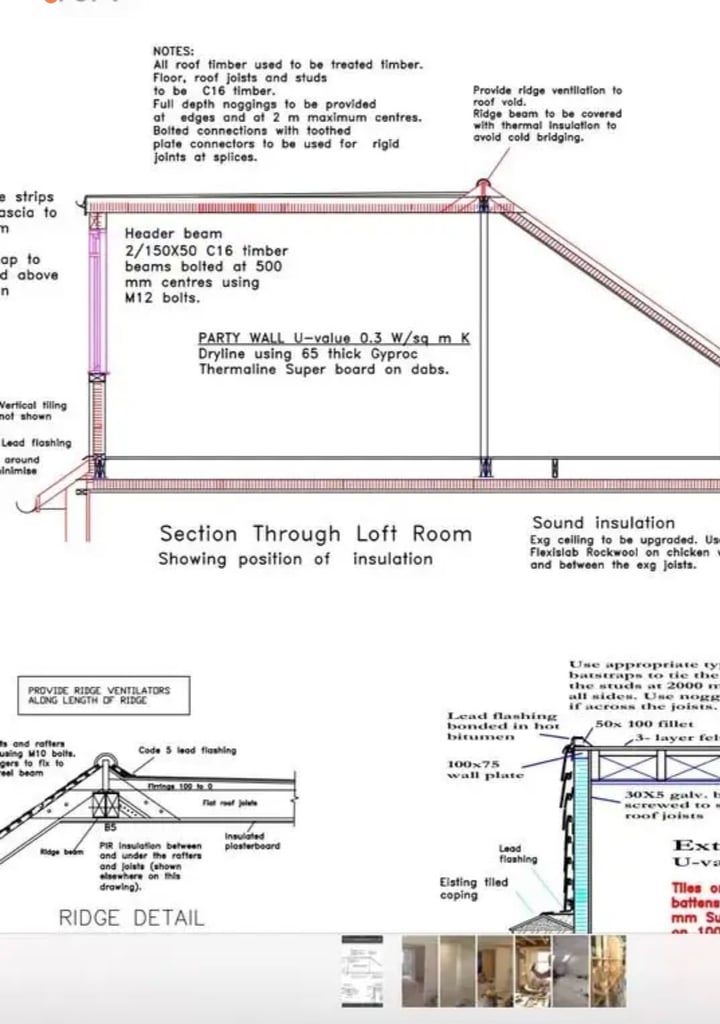 Loft insulation conversion extension 