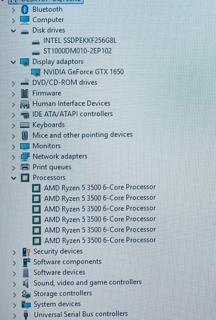 Ryzen 5 16GB Ram 256GB SSD + 1000GB UltraFast Gaming Pc Desktop Computer  NVIDIA GTX 1650 4GB