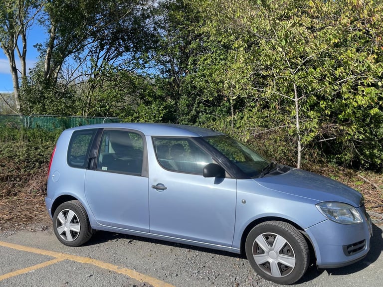 SKODA ROOMSTER 1.2 HTP PETROL MPV 08 REG SERVICE HISTORY MOT JANUARY 31ST 2026 LOW INSURANCE 45+MPG