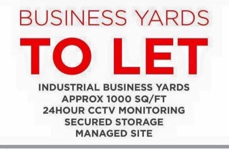 Industrial business yards to let Midlothian 