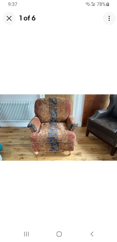 image for 2 Handmade DURESTA  armchairs  stunning and elegant