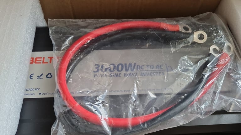 NEW BELTTT 3000W 12/24V PURE SINE WAVE INVERTER with USB Ports and AC Outlet Use RV Truck Car Home