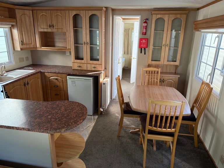 CHEAP CARAVAN FOR SALE FOR PRIVATE LAND DOUBLE GLAZED & HEATED