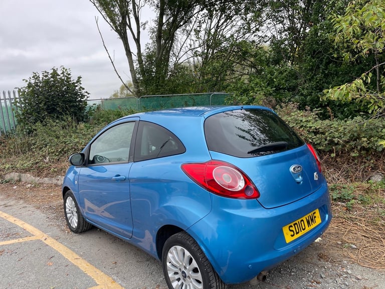 FORD KA 1.2 ZETEC 10 REG BLUE 3 DOOR MOT JULY 9TH 2026 TAX £35 SERVICE HISTORY NEW GEARBOX