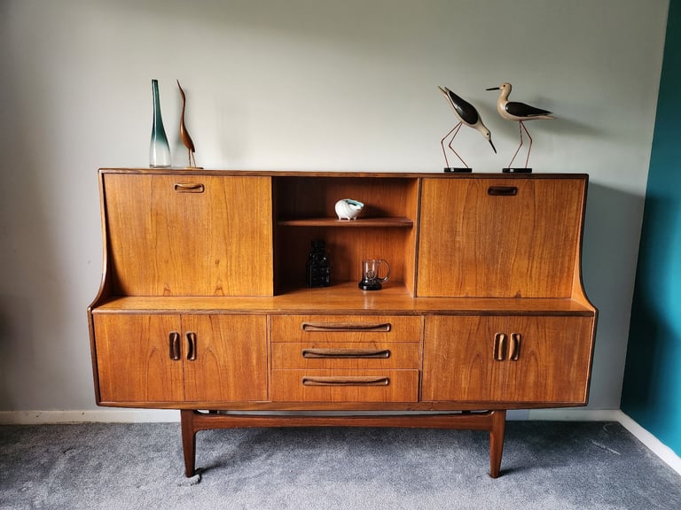 image for Gplan teak Fresco sideboard bureau high top wareham bh20 