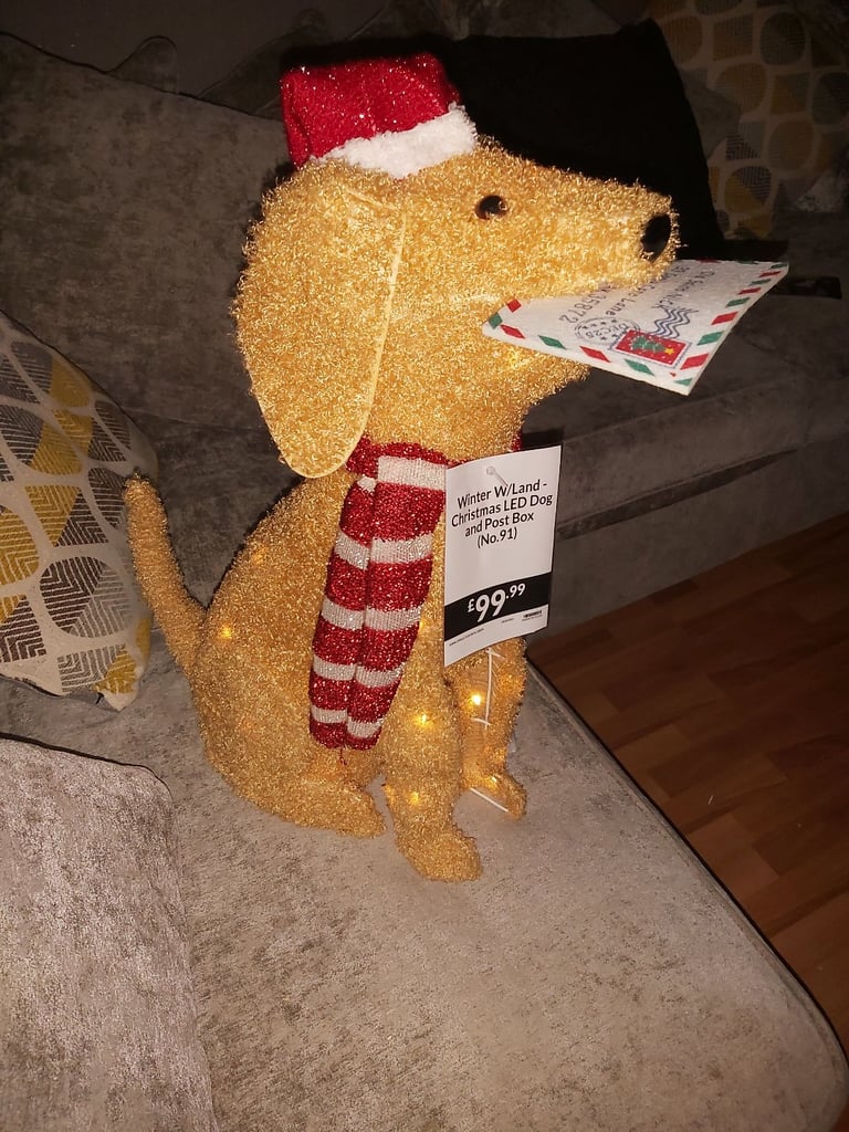 Light up Christmas dog 