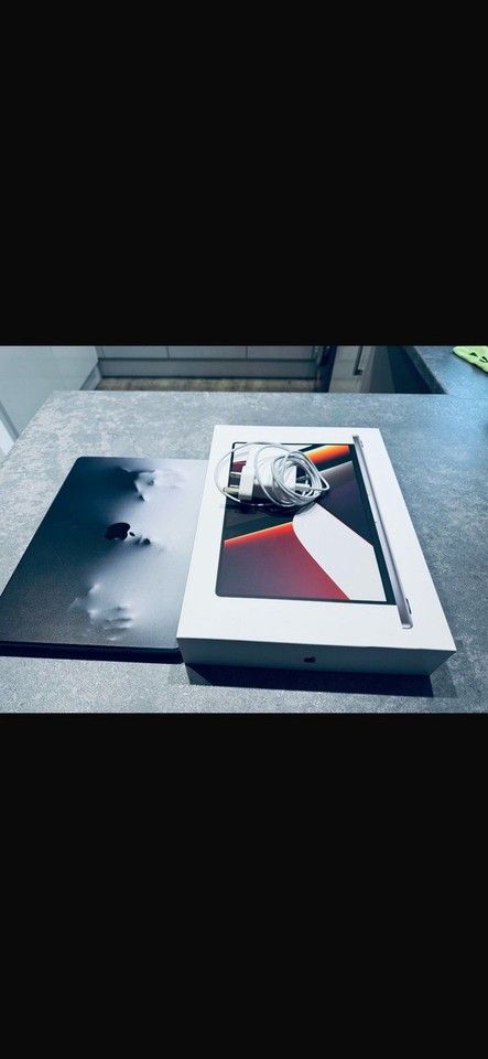 Apple MacBook Pro 16-inch Grey 10-Core with M1 Pro Chip, 16GB RAM, 512GB SSD