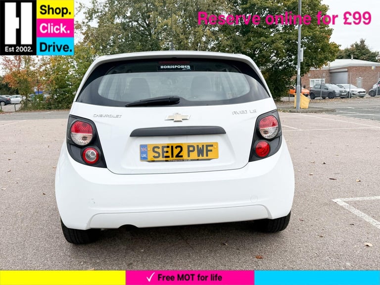 2012 Chevrolet Aveo 1.2 LS Hatchback 5dr Petrol Manual Euro 5 (s/s) (86 ps) HATCHBACK Petrol Manual