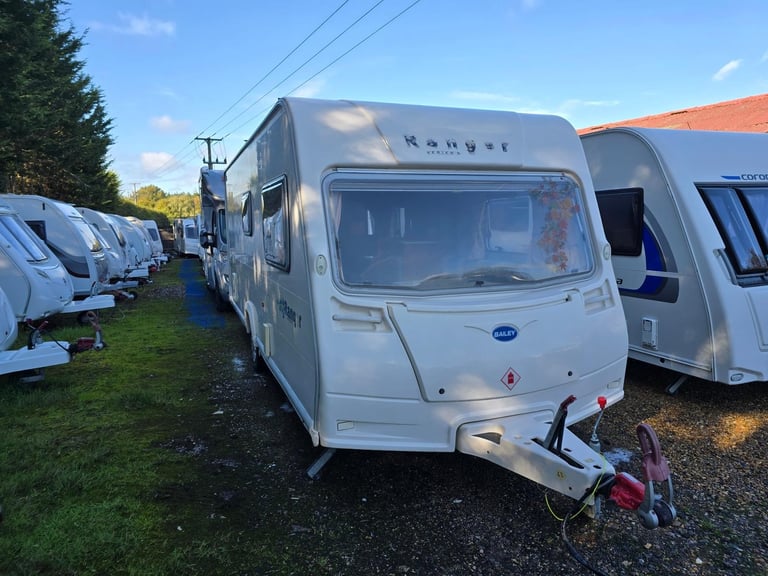 NOW SOLD 2007 Bailey Ranger 550 6 Berth Fixed Rear Bunks Caravan, Motor Mover