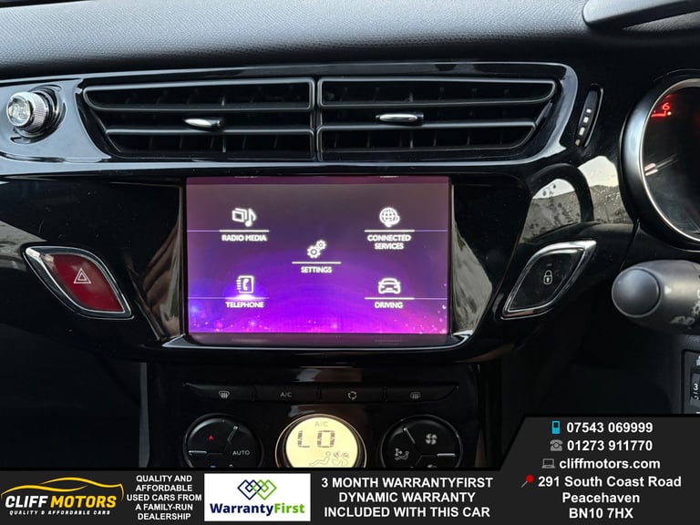 2017 DS DS3 Elegance - New Years MOT - £20 Road Tax - ULEZ Compliant - 3 Month Warranty