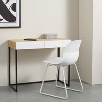 Oak & White Desk from MADE *NEW* (RRP £180)