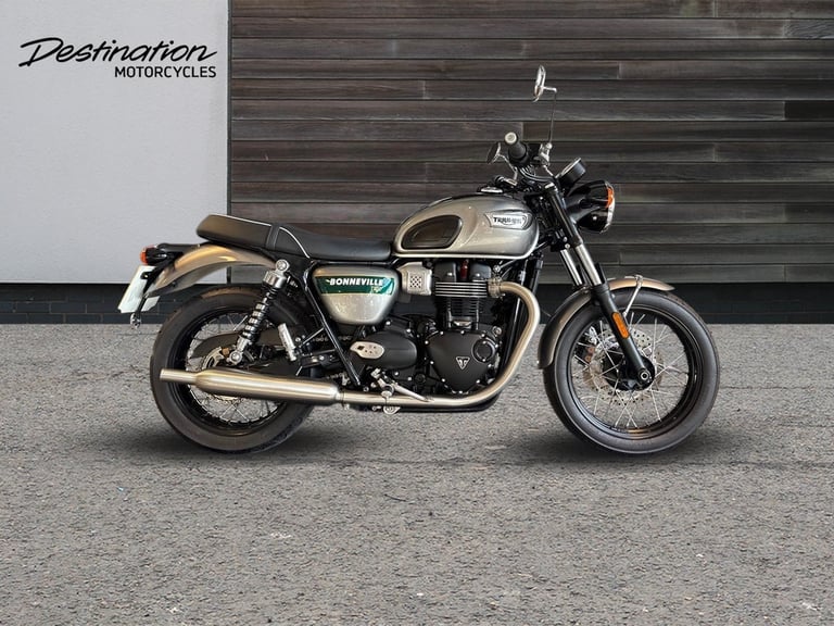 2022 Triumph Bonneville T100 GOLD LINE Petrol green 5 Speed