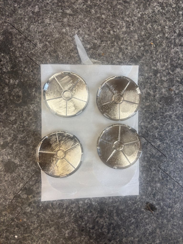 68mm VW Volkswagen Wheel Centre caps set of 4 