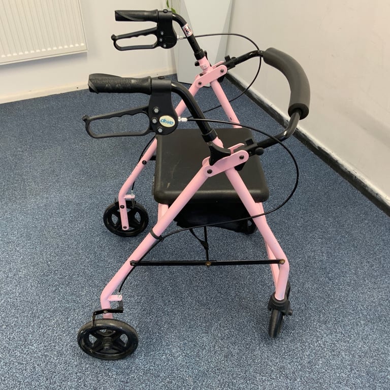 image for Folding Pink Drive Rollator