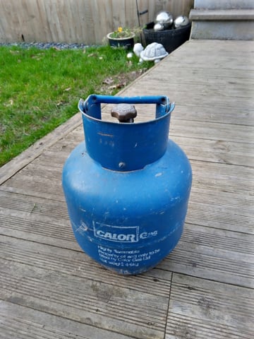 Gas bottle empty 4.5kg calor gas, in Barnstaple, Devon