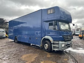 Mercedes Benz Axor [Phone number removed]ton 30ft removal truck 5 container sleeper pod