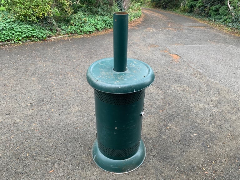 image for Garden metal storage cabinet table patio heater base