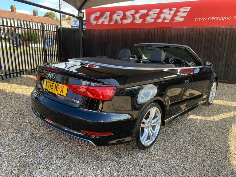 2015 Audi A3 Cabriolet 1.4 TFSI CoD S line Euro 6 (s/s) 2dr CONVERTIBLE Petrol Manual