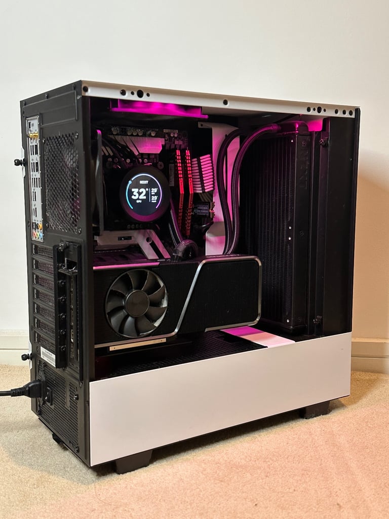 Gaming Desktop PC RTX 3070Ti i9-7920X 16GB RAM 1TB SSD