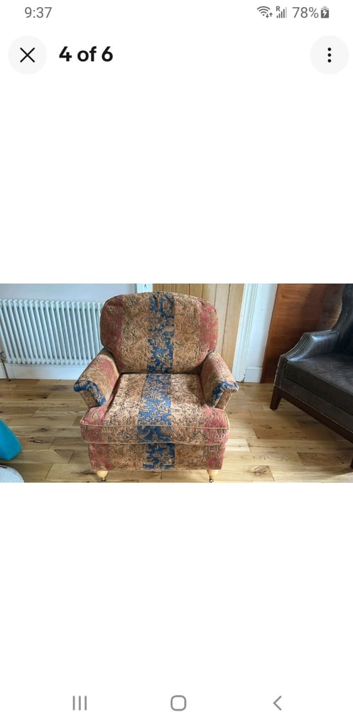 2 Handmade DURESTA  armchairs  stunning and elegant