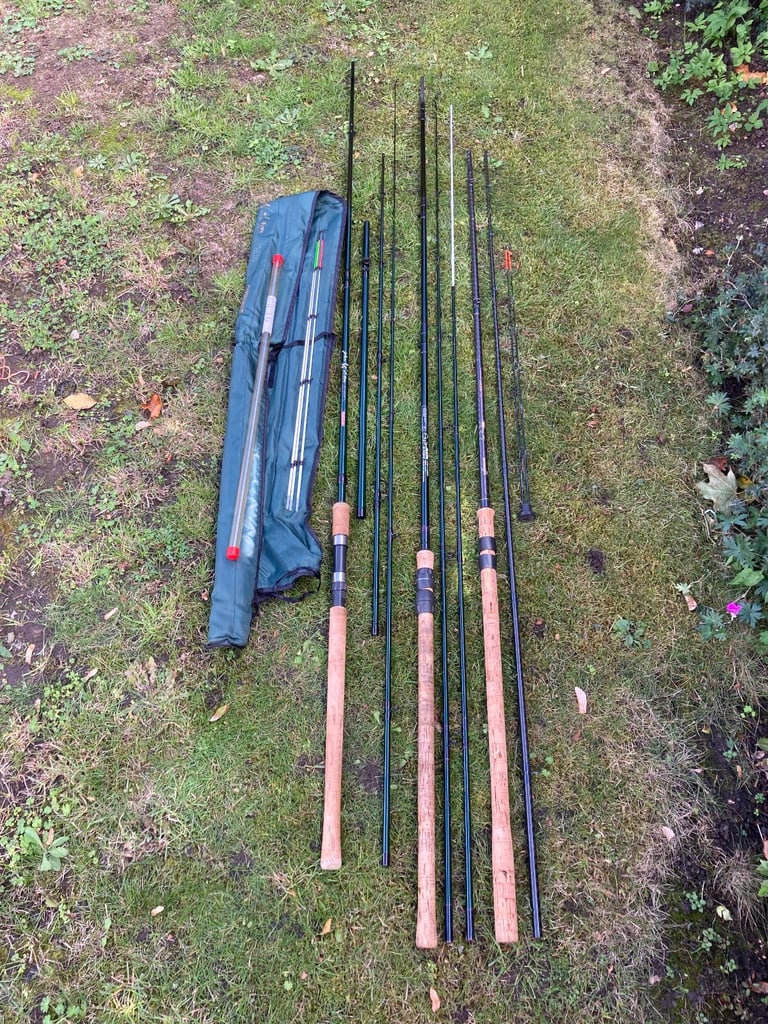 image for John Wilson 11/13 . 11 ft Avon Quiver Fishing rods