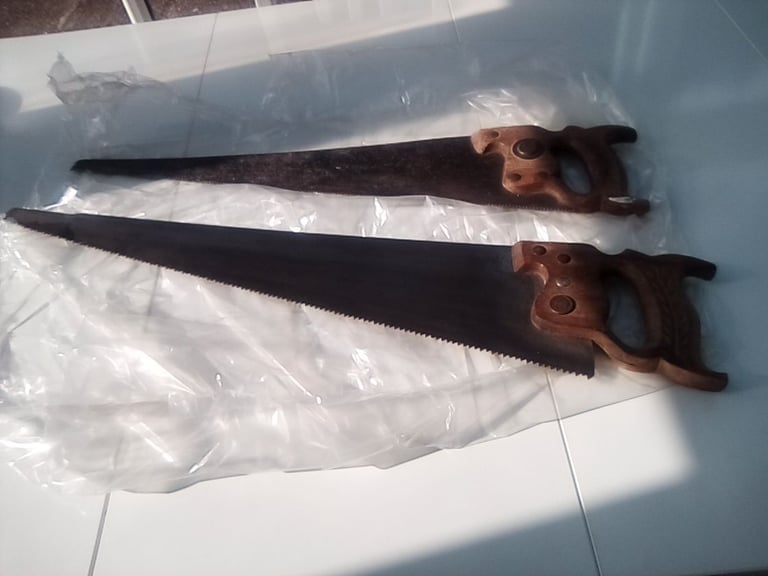 image for £15 each. Spear & Jackson quality long blade Vintage hand saws.