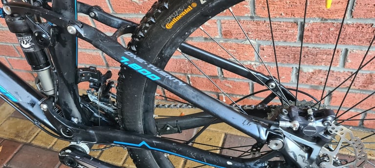 Merida One Twenty medium full suspension mountain bike