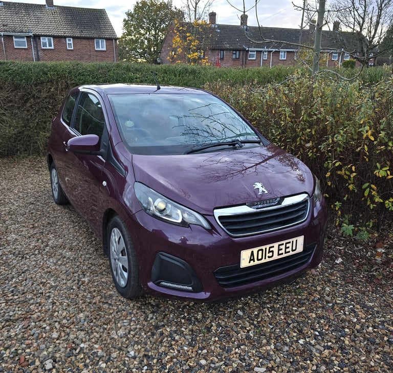 2015 Peugeot 108 1.0 Active 3dr HATCHBACK Petrol Manual