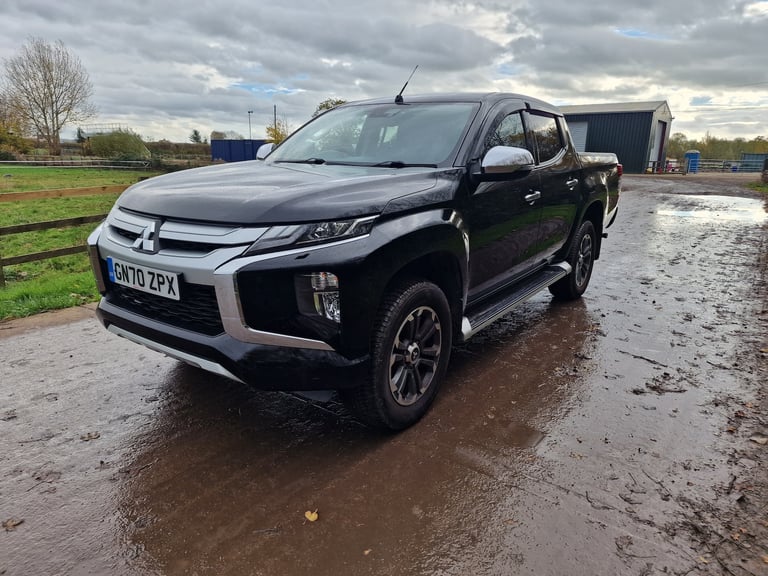2020 Mitsubishi L200 Black 5 Seat Double Cab  Low 41k  Spares Repairs  7m MOT