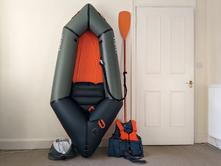 Packraft 100 - Inflatable River Kayak TPU 1P - PR100 by Decathlon ITIWIT
