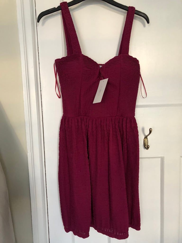 image for Wine coloured dress 