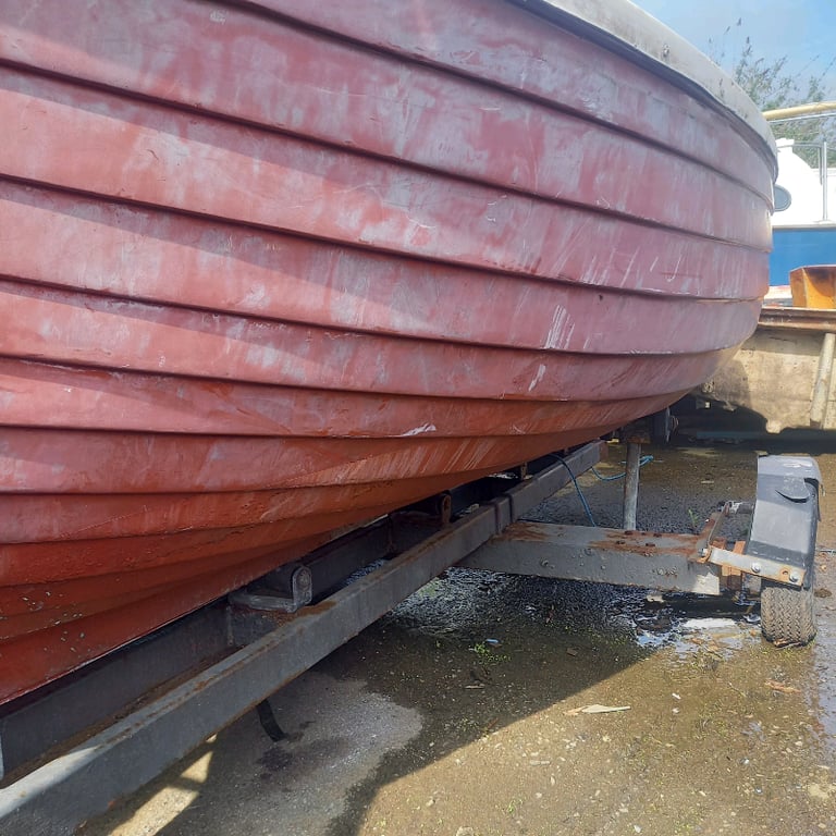 .Boat launch 12ft with stewart turner engine/ trailer in Poole
