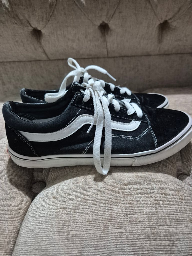 Vans black original men's women's size 7 trainers