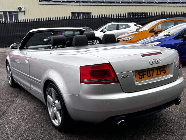 2007 Audi A4 Cabriolet 1.8T S line Multitronic 2dr CONVERTIBLE Petrol Automatic