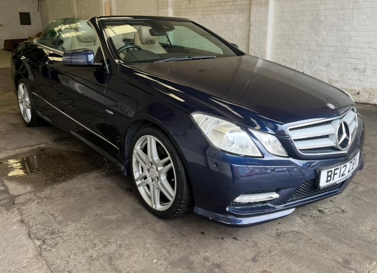 2012 MERCEDES-BENZ E250 CDi SPORT AUTO CONVERTIBLE FULL MOT JUST SERVICED LOVELY