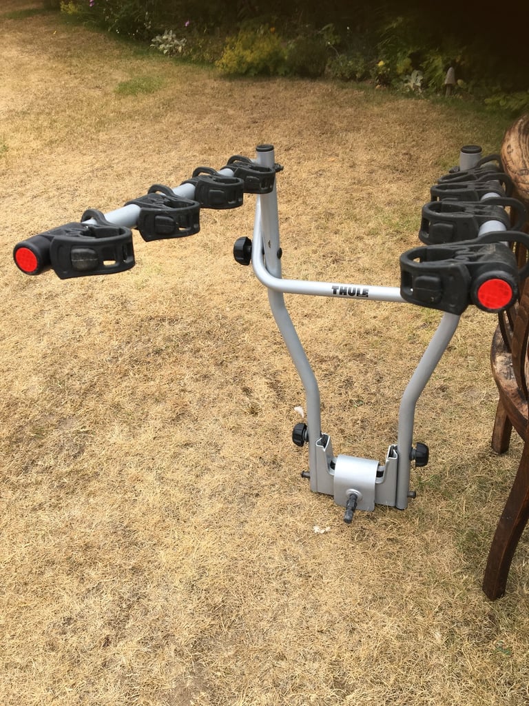 Thule 4-bike hanging towbar bike rack. VGC          