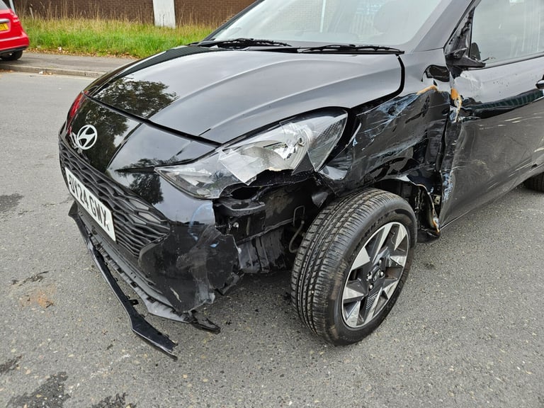 2024 24 HYUNDAI I10 1.0 Advance 5dr Black Damaged Salvage