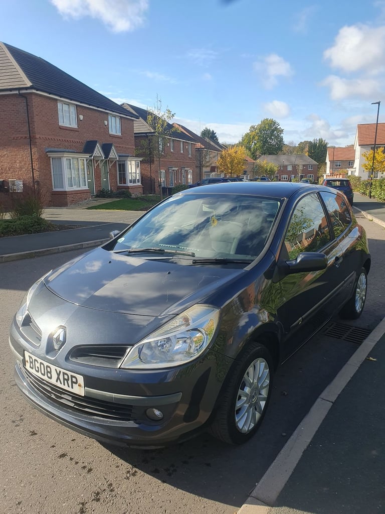 Renault Clio 2008 Dynamique 3dr 1.4 Diesel 99k Miles HPI Clear £35 Yearly Tax