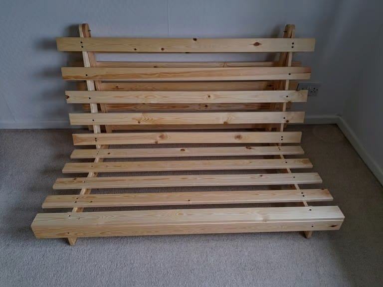 Futon sofa double bed unique style sofabed cosy sleeping area in seconds 