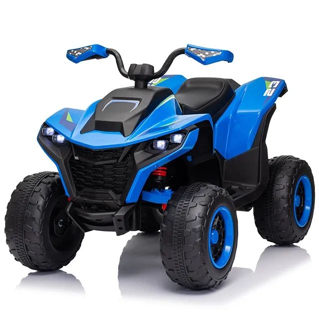 image for Rechargeable Blue 24V Battery Powered Quad Ride on Kids Toy