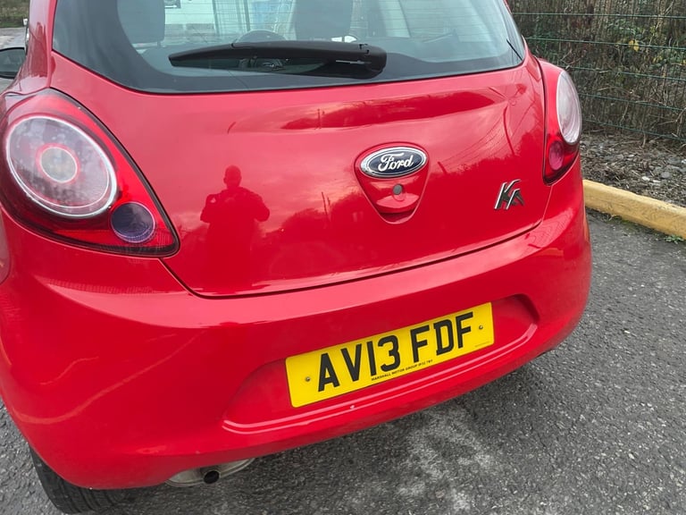 FORD KA 1.2 EDGE S/S 13 REG RED 3 DOOR HATCHBACK MOT JANUARY 28TH 2026 TAX £35 SERVICE HISTORY