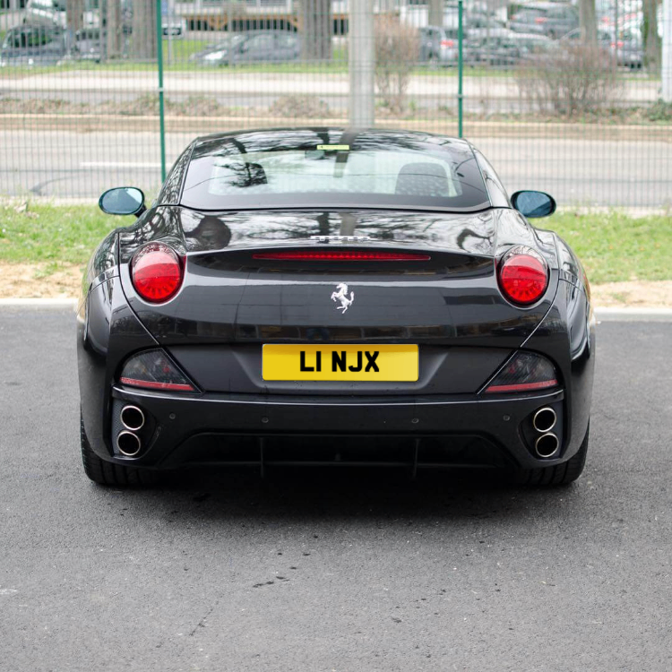 L1 NJX Private number plate on retention - Lin J X