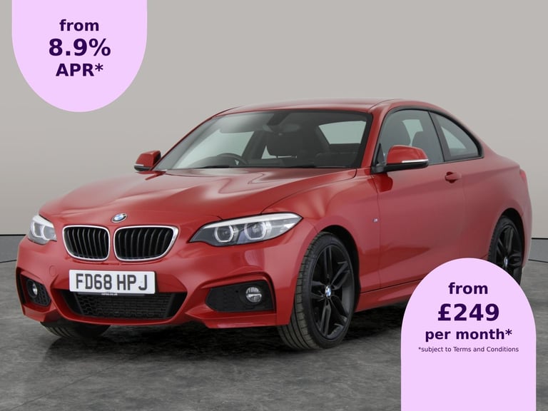 2018 BMW 2 Series 2.0 220d M Sport Coupe 2dr Diesel Manual Euro 6 (s/s) (190 ps) - ELECTRIC S Cou...