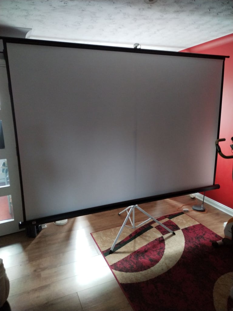 image for 100 Inch Propview Tripod HD Projector Screen - New Condition 