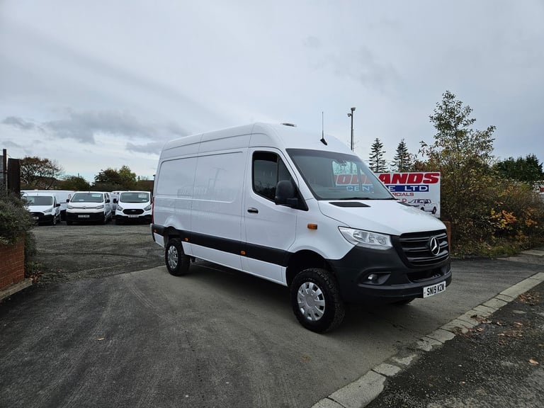 2019 ON 19 PLATE MERCEDES BENZ SPRINTER 316CDI 4X4 160BHP MWB 4X4 DIESEL ULEZ 